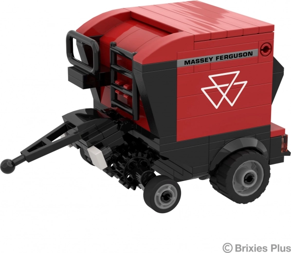 Brixies plus massey ferguson rb f – empacadora de pacas cilíndricas (maqueta 3D, 172 piezas)