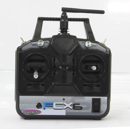 Emisora Jamara FCX6 de 2,4 GHz, acelerador a la derecha (B-stock) - 1 unidad