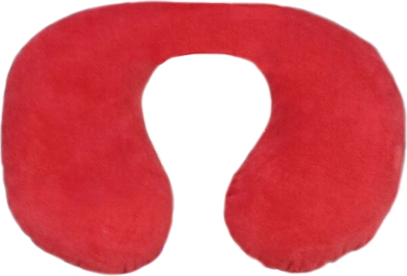 Almohada para niños, roja 10 × 23 cm