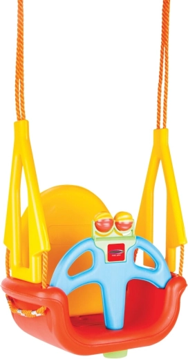 Columpio infantil JAMARA Grow with me 3 en 1 rojo-amarillo