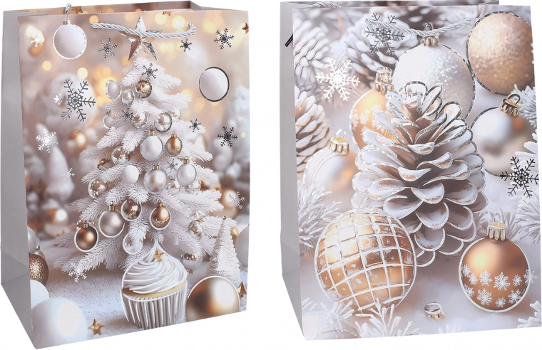 Bolsa de regalo navideña XXL 72 × 50 × 18 cm