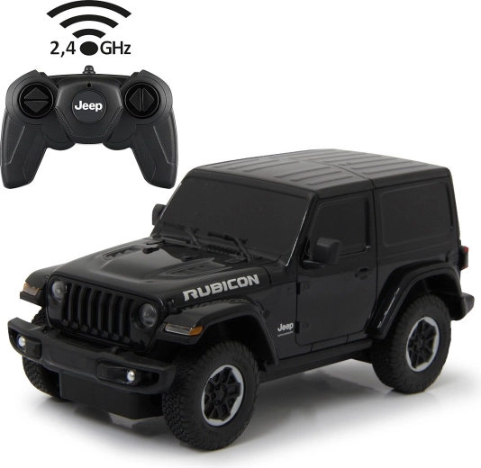 Jeep Wrangler JL teledirigido 1:24 – Negro