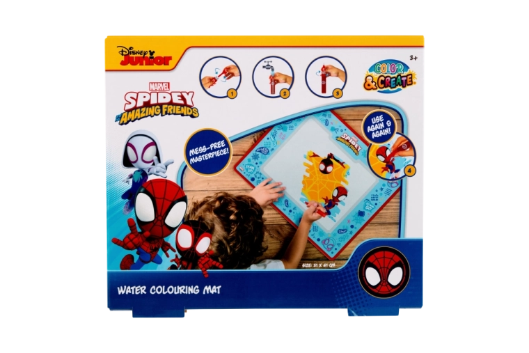 Alfombrilla creativa de pintura con agua SPIDEY