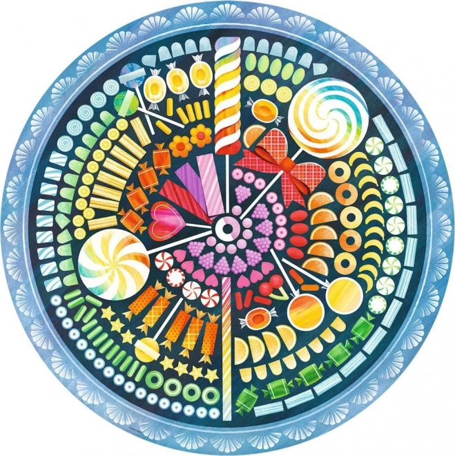 Puzzle Ravensburger Círculo de colores Caramelos 500 piezas