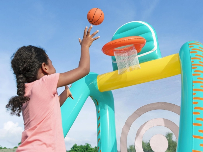 Estructura inflable estable y segura