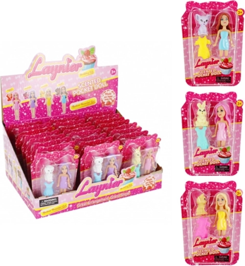 Laynier muñequita mini perfumada con animalito y accesorios