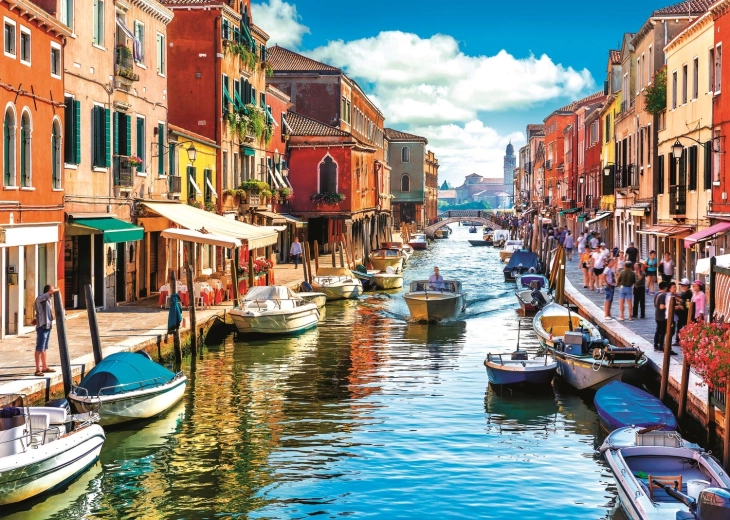Vivo motivo de Venecia: isla de Murano