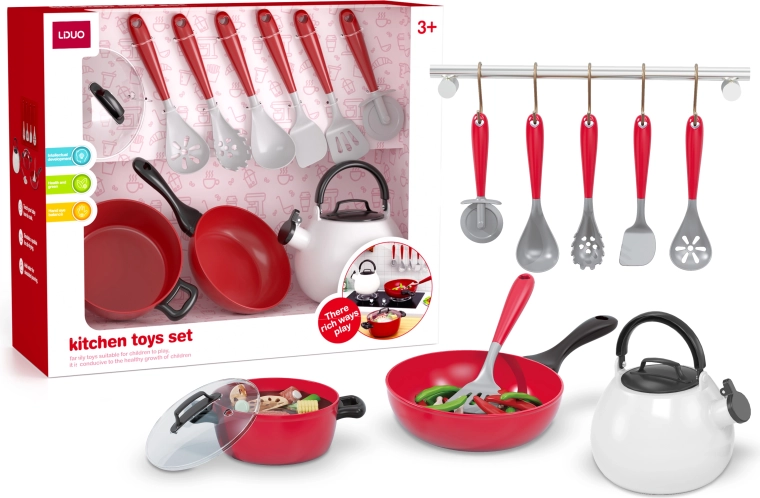 Juego de cocina infantil para cocinar – grande