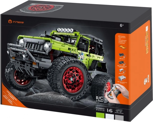 Kit de construcción de coche RC todoterreno 1:6 iM.MASTER, 2,4 GHz, 2121 piezas