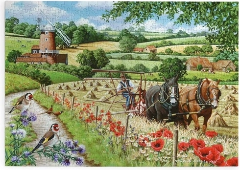 Puzzle House of Puzzles Camino al molino de viento, 500 piezas grandes
