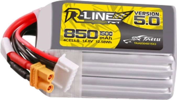 Tattu r-line v5 850 mah 4s 150c xt30u-f batería LiPo