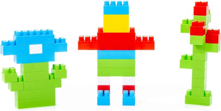 Construcción creativa con 174 piezas