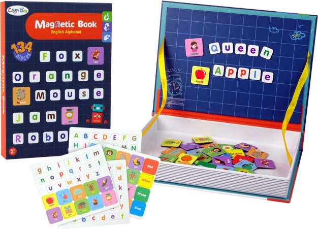 Libro magnético para aprender el alfabeto inglés
