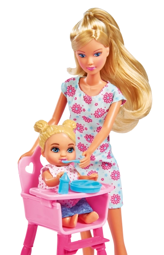 Hora de comer en la trona