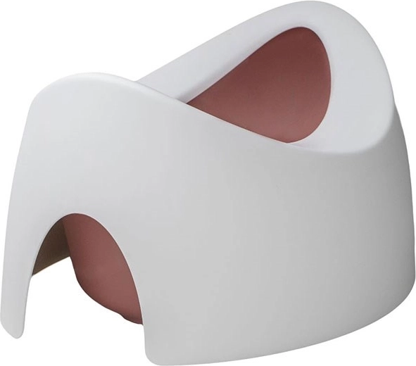 Orinal infantil ergonómico de doble cara con vertedor Teggi blanco