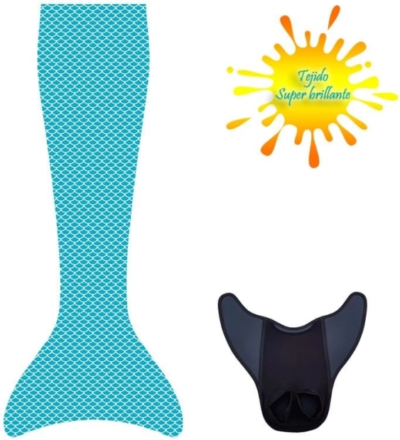Monoaleta Aquaris Cola de Sirena para Natación Brise