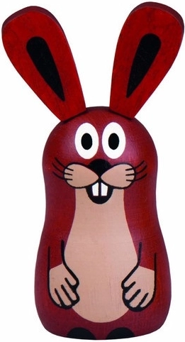 Figura magnética de madera: conejo