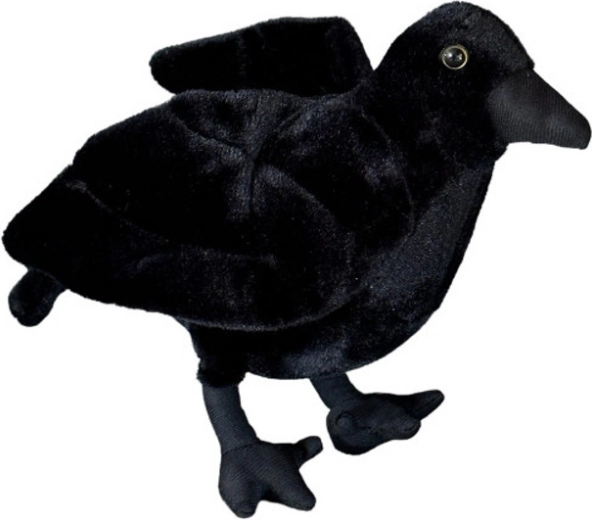Cuervo de peluche 25 cm - 1 pieza