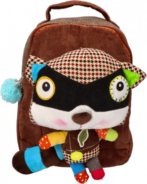 Mochila infantil EcoSnoopers con mapache