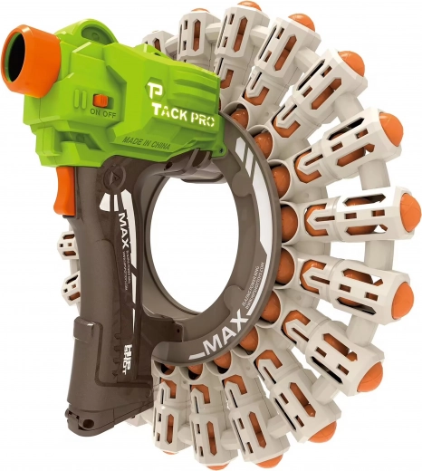 Pistola Spiral Enforcer con bolitas 34,5 cm
