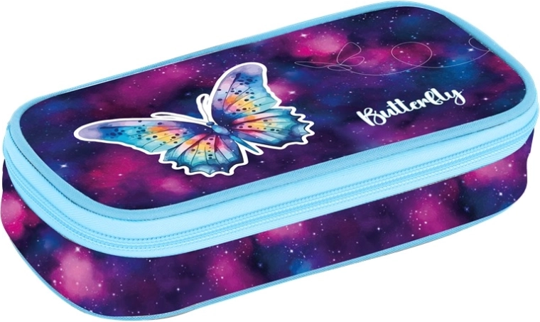 Estuche escolar tipo etui Jumbo Mariposa