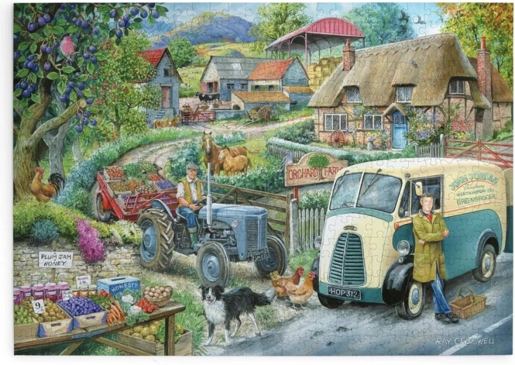 Puzzle Venta de productos agrícolas de 500 piezas