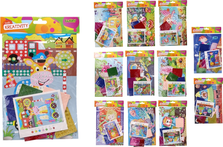Set creativo para pegar de 18 × 25 cm - 1 unidad