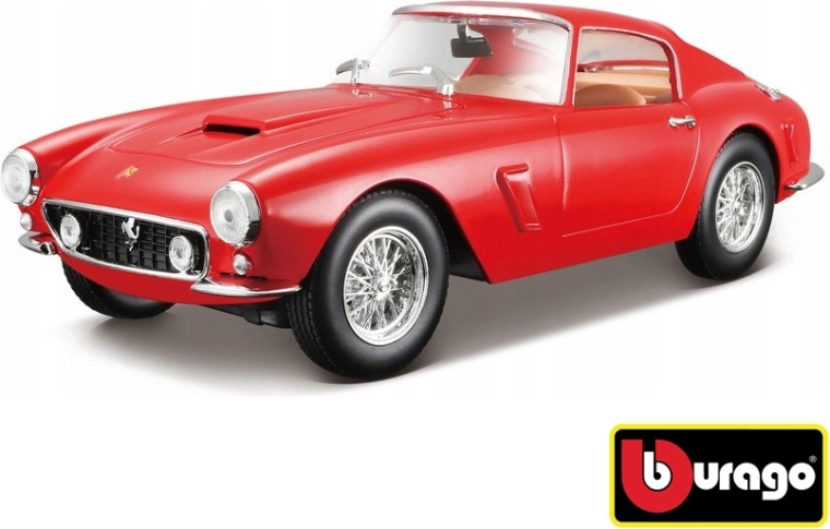 Bburago Ferrari 250 GT Berlinetta Passo Corto 1:24 rojo – RACE+PLAY