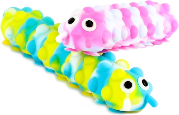 Superficie texturizada y colores vivos