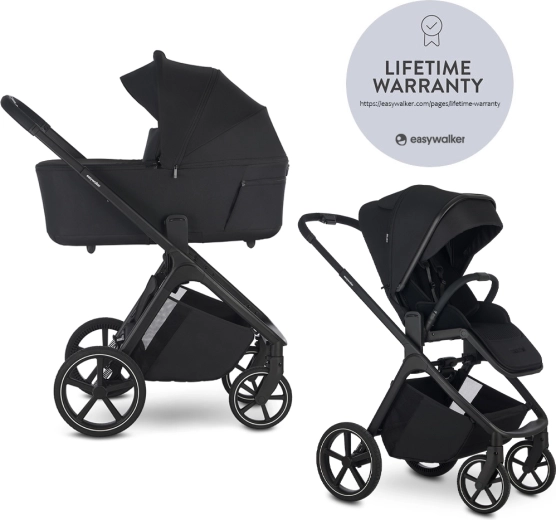 Cochecito combinado Easywalker Zoey Go Pure Black