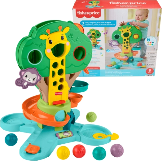 Fisher-Price arbolito activo con pelotas, de sentarse a ponerse de pie