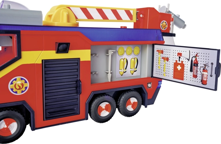 Compartimentos abatibles y equipamiento de bomberos