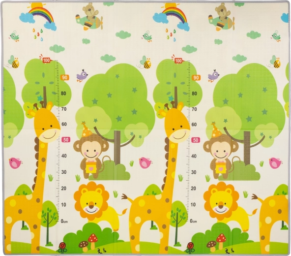 Esterilla infantil de juegos Chipolino Jungla 113 × 174 cm