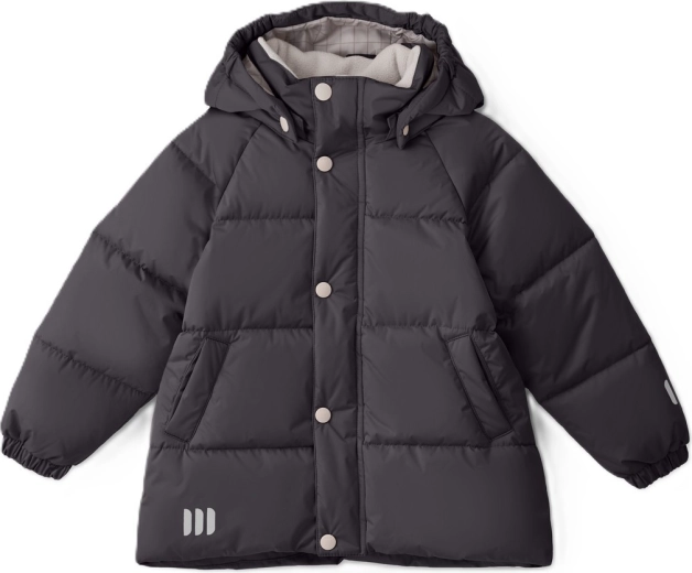 Chaqueta de invierno acolchada LEOKID Leni Carbon Grey, talla 104