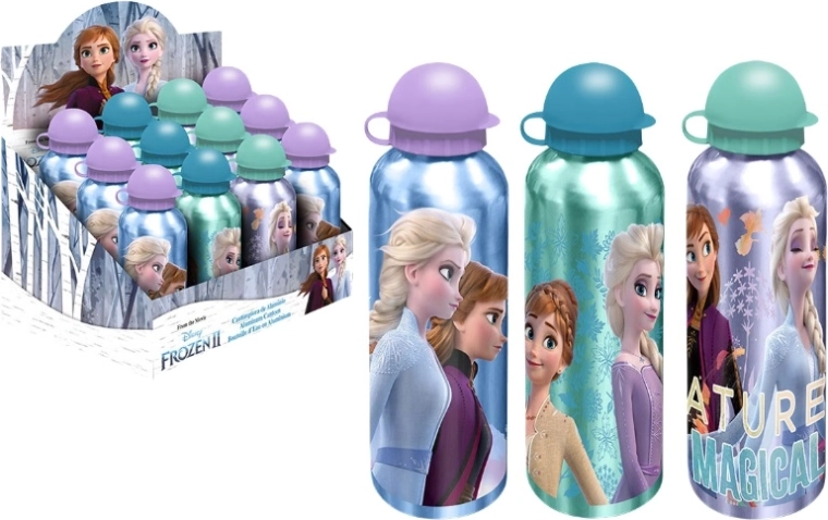 Botella de aluminio para beber Frozen