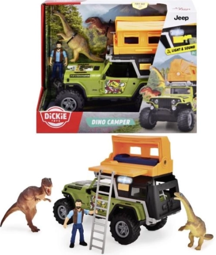 Vehículo todoterreno Jeep con set de camping Dino