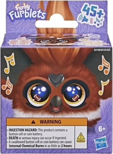 Furby Furblets Sports Foo-tee mini juguete interactivo de peluche con clip