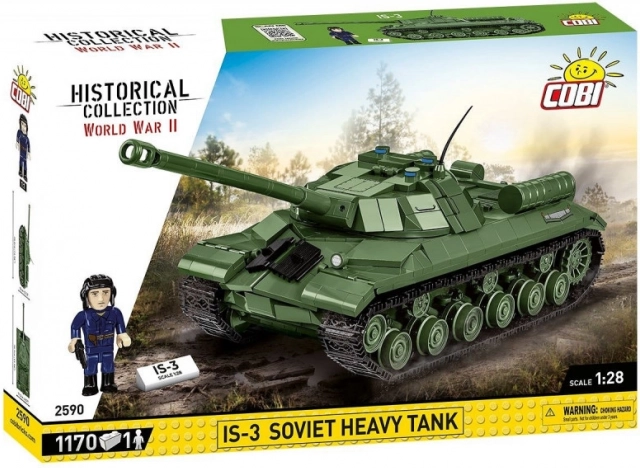 Maqueta del tanque IS-3 – tanque pesado soviético 1:28