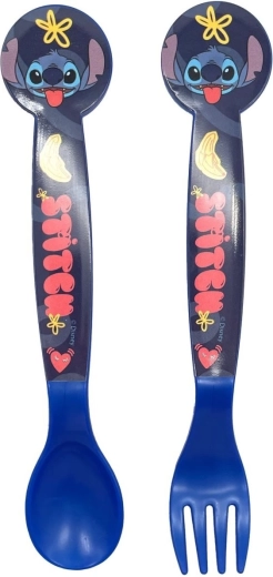 Cubiertos infantiles STOR Stitch 2 uds