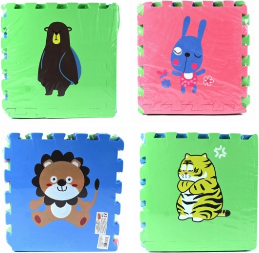 Alfombra de espuma tipo puzzle 30 × 30 cm para niños