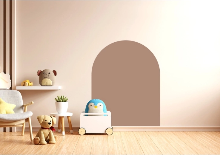 Película magnética de pared Cleverclixx Mocha Cream 95 × 75 cm
