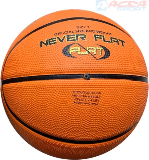 Balón de baloncesto de goma ACRA street 24 cm talla 7 - 1 unidad