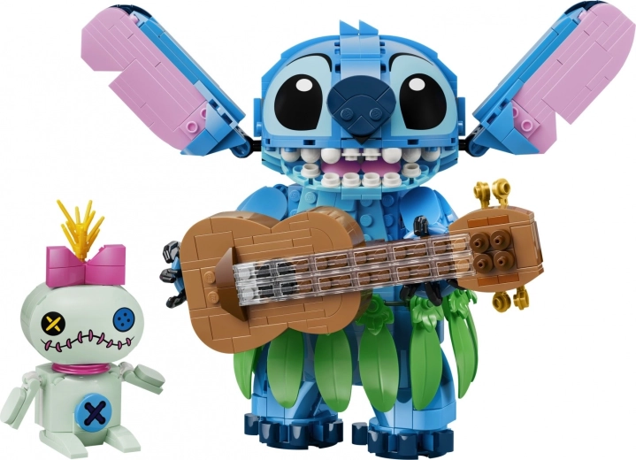Dos personajes icónicos: Stitch y Scrump