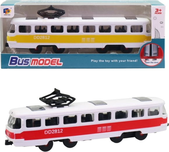 Tranvía “šalina” de 17 cm: modelo realista para niños