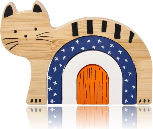 Juguete de madera Gato