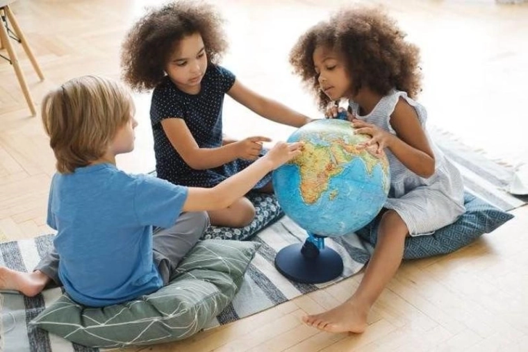 Tierra nocturna LED para una visualización impactante