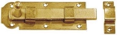 Pasador simple 80 × 30 × 3 mm, zincado amarillo galvanizado