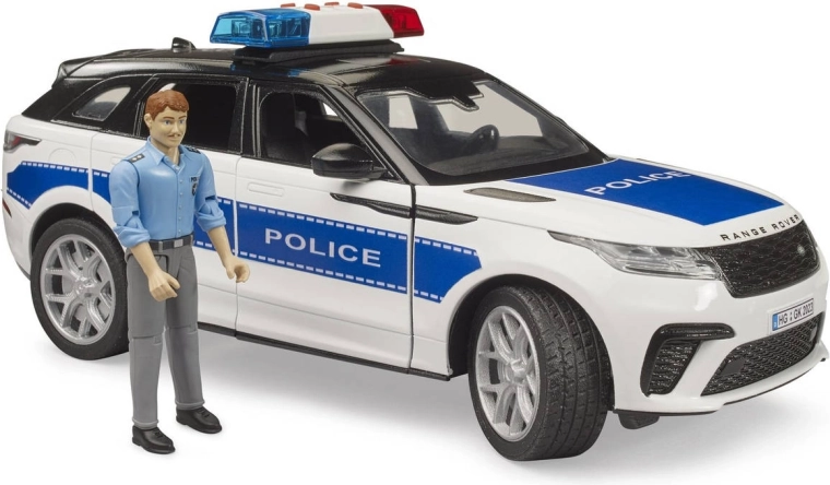 Bruder Range Rover Velar de policía con figura