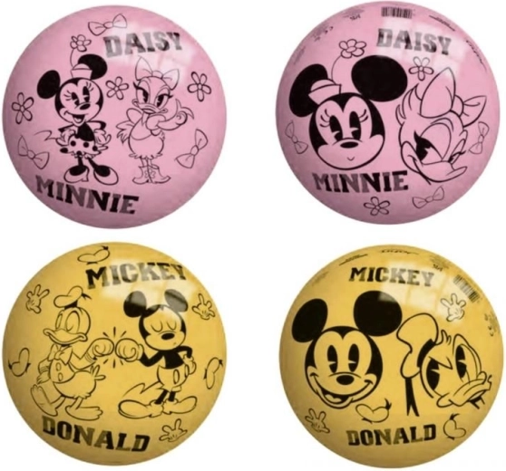 Pelota hinchable infantil John Minnie y Mickey de 23 cm