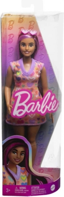 Muñeca Barbie Fashionistas con vestido de corazones
